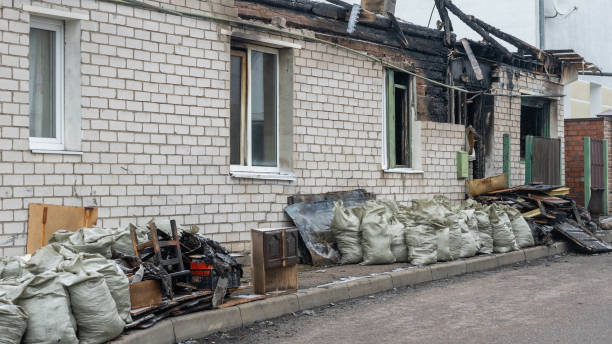 Professional Fire Damage Removal technician working in Berlin, WI